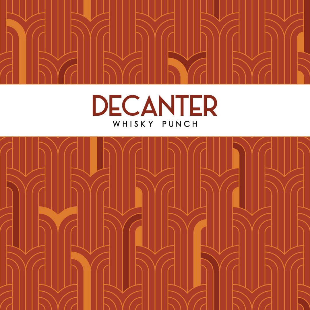 Decanter Collection from Taylor Nicole Fragrances features Whisky Punch - an odor eliminating candle with 2 sizes - 4oz and 9oz.